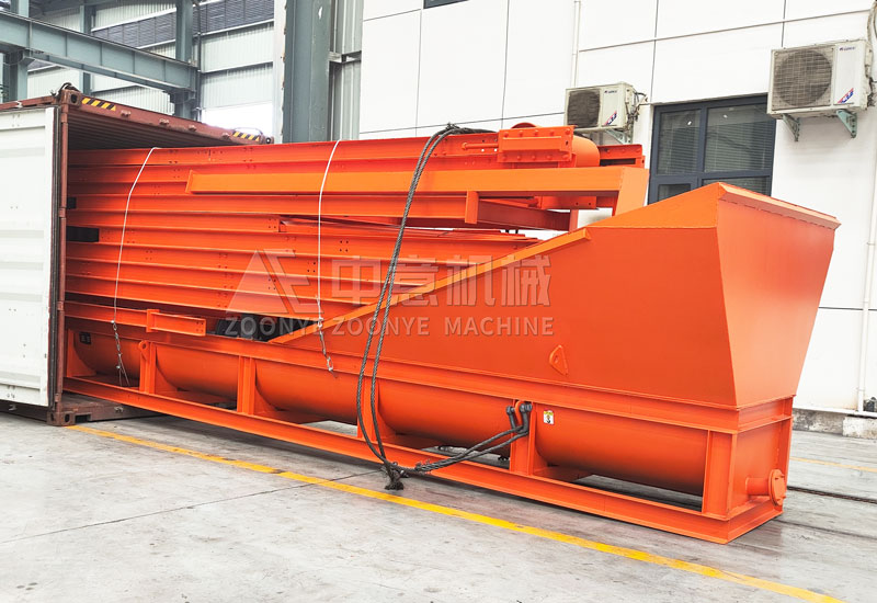 Spiral sand washing machine